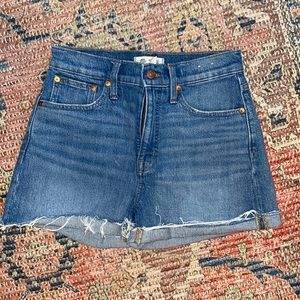Madewell High-rise Jean shorts